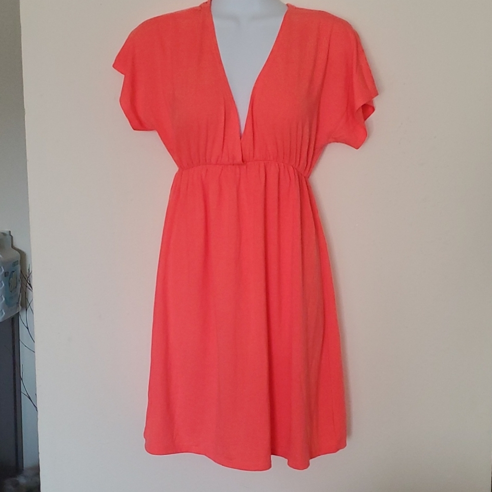 Sz M orange Swim Cover up